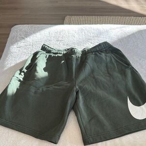 Nike Men's Dark Green Athletic Shorts